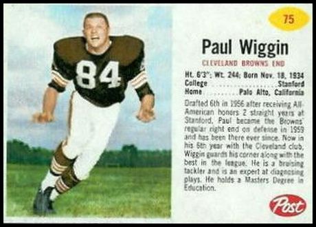 75 Paul Wiggin